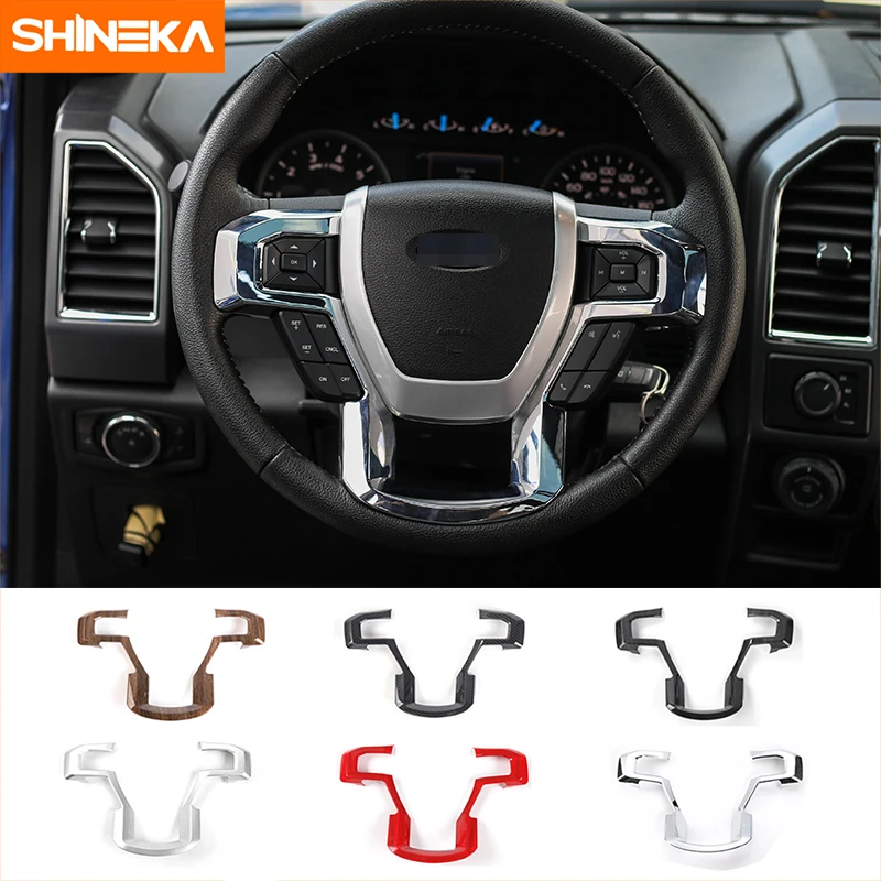 Наклейка на руль автомобиля SHINEKA для Ford F150 2015 2016 2017|cover for|cover coverscovers for steering wheels |