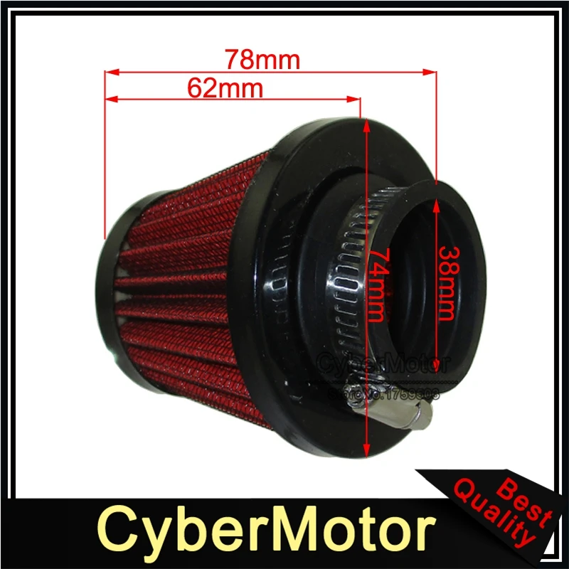 

22mm Carburetor + 38mm Air Filter + Intake Pipe + Gasket For 110cc 125cc SSR CRF50 Pit Dirt Bike Thumpstar Explorer Braaap