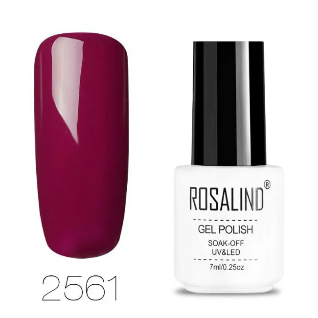 RC2561 ROSALIND Гель-лак для ногтей маникюрный набор для наращивания ногтей стойкий лак УФ светодиодный гибридный дизайн гель лак для ногтей - Цвет: RC2561
