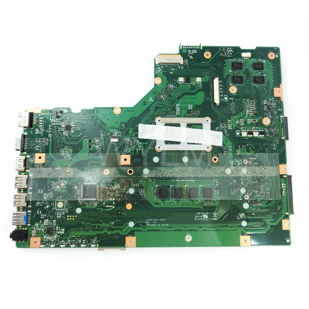 X75VC MAIN_BD._ 4G/I3 CPU/AS GT720M 2 Гб материнская плата HM70 SJTNV для ASUS X75V X75VB X75VD X75VCP ноутбука 100%