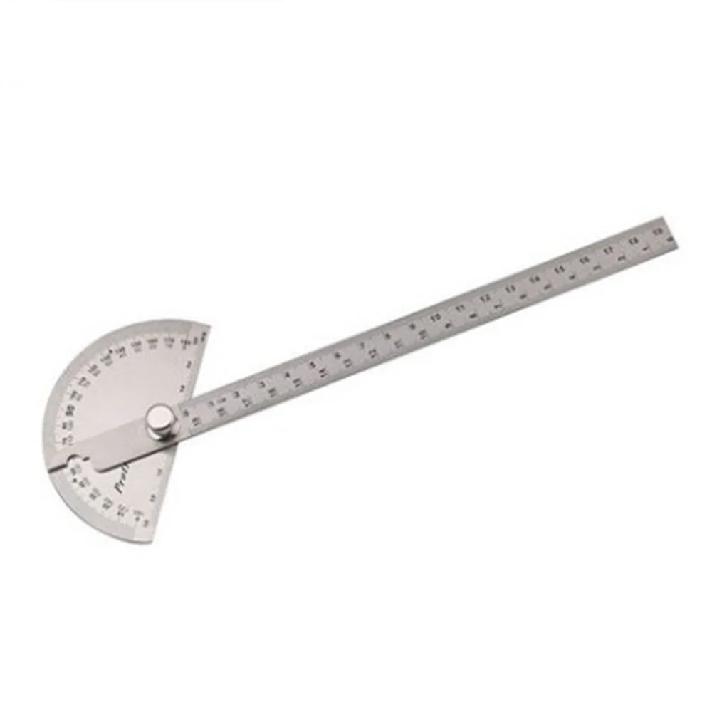 

150mm stainless Steel 180 degree Measuring Ruler Tool Angle Protractor Ruler measure tools