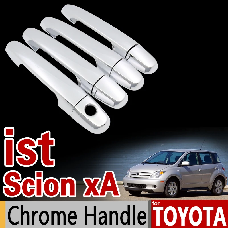 Комплект хромированной обшивки ручки двери для Toyota ist Scion xA комплект дверных
