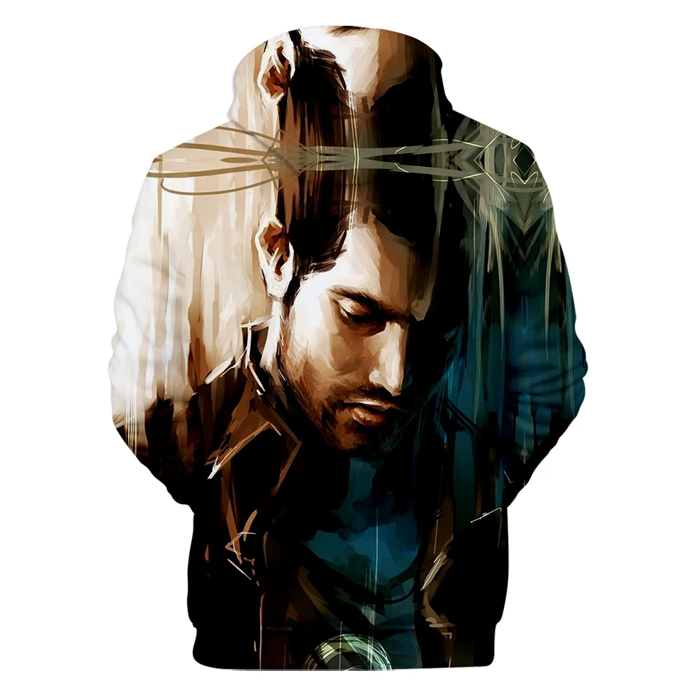 Fashion Teen Wolf Hoodies Derekhale 3D Print Sweatshirts Teen Wolf Men/Women Black Unisex Tops 4XL