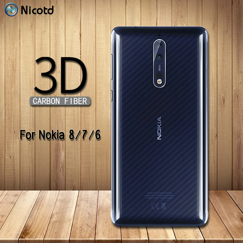 3 шт./лот защитная пленка для телефона Nokia 8 Sirocco 7 Plus защита экрана из углеродного