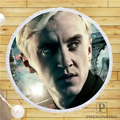 Round beach blanket Пользовательские DIY индивидуальные микрофибры ткань harry_potter(1)@ круглый пляжное одеяло полотенце напечатано по запросу 150 см#19-01-28-67 - Цвет: Round beach blanket