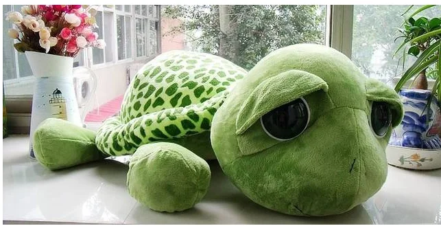 20 см мягкая плюшевая Черепаха Животное Милая черепаха с большими глазами