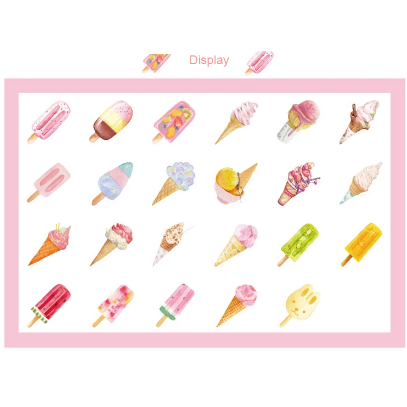Милые торговые автоматы для мороженого стикеры декоративные аксессуары