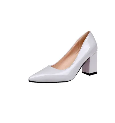 2020 новые женские туфли-лодочки черные тонкие туфли из лакированной кожи на