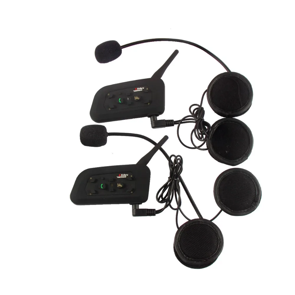 Vnetphone V6 1200 2 шт. шлем bluetooth гарнитура для 6 всадников BT беспроводные Переговорные