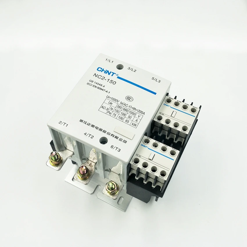 

CHINT AC Contactor NC2-150 3P AC220V AC380V Contactor