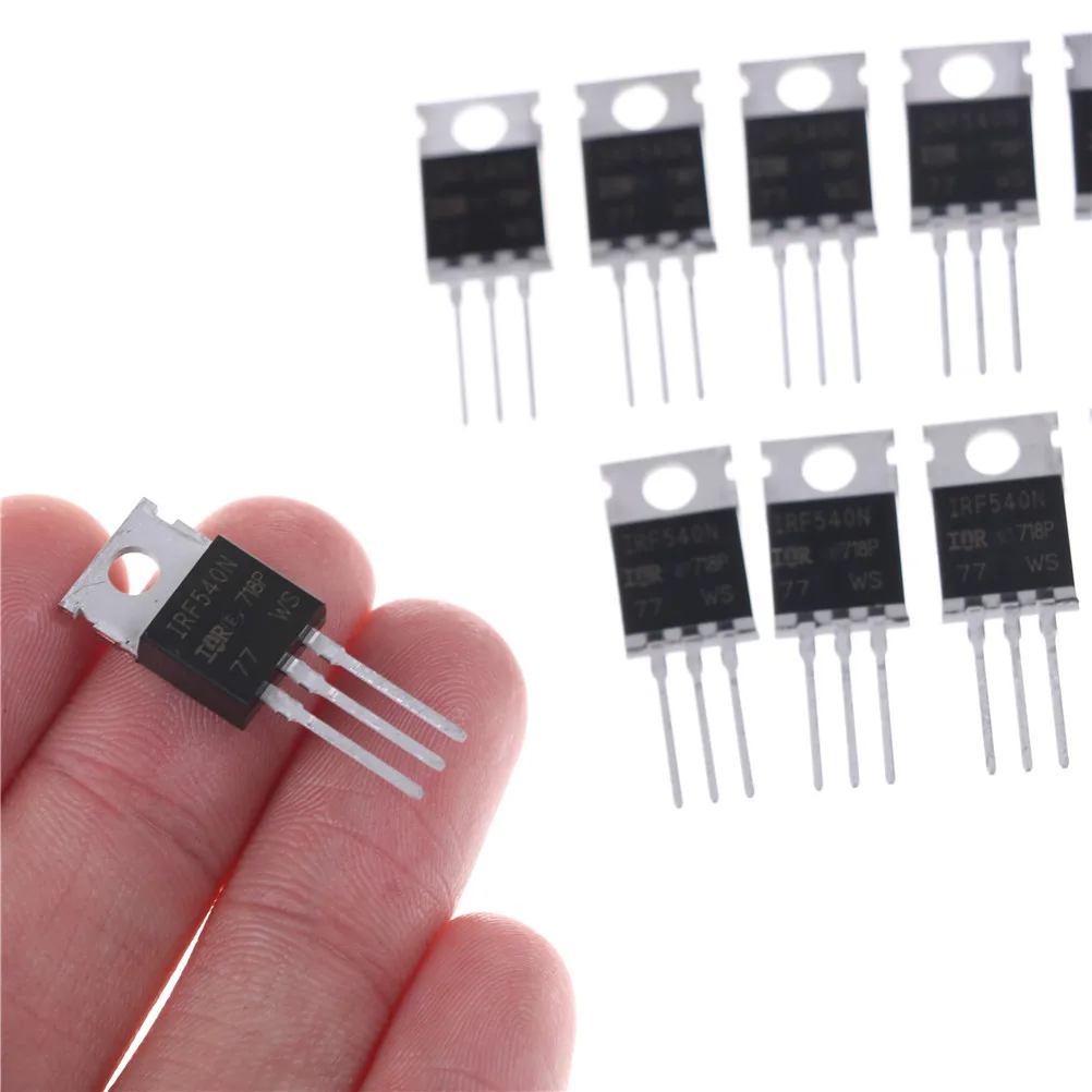 Новые и оригинальные мощные МОП-транзисторы IRF540N TO-220 IRF540NPBF TO220 IRF540 IC 33A 100 в оптом |