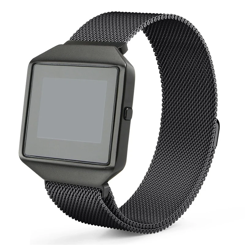 Bemorcabo для Fitbit Blaze Band с новой металлической рамой Миланский Браслет из нержавеющей