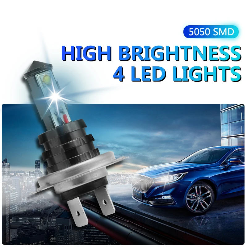 2X H7 светодиодный лампы Супер яркий Противотуманные фары автомобиля 12 V 24 6000 К