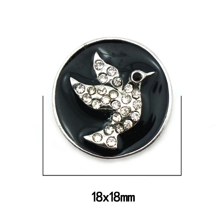 Бесплатная доставка новое поступление высокое качество модная птица 18 мм кнопки