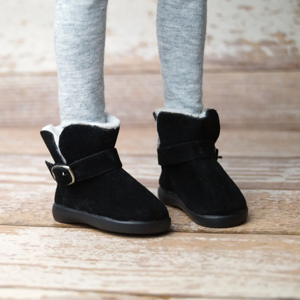 BJD/Черные полусапожки из синтетической кожи Обувь для высоких женщин 1/4 17 44 м MSD DK DZ