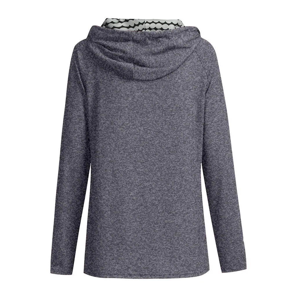 Women Long Sleeve Casual Print Patchwork Pullover Hooded SweatShirt Top Blouse womens sweatshirts pullover sudaderas para dama#3 | Женская