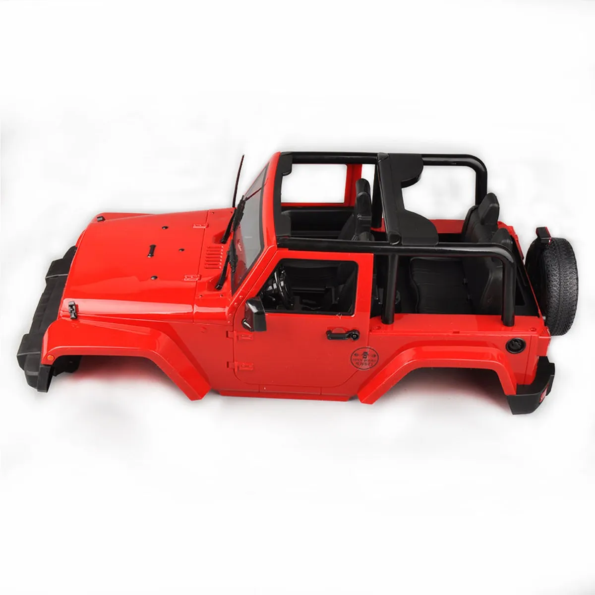 Жесткий корпус навес J eep RC 1/10 SCX10/D90 Рок Гусеничный автомобиль красный|body shell|rock
