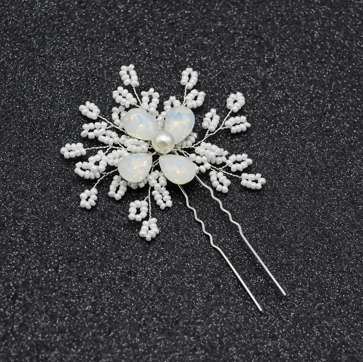 Жемчужная Расческа с кристаллами Свадебные аксессуары для волос свадебной