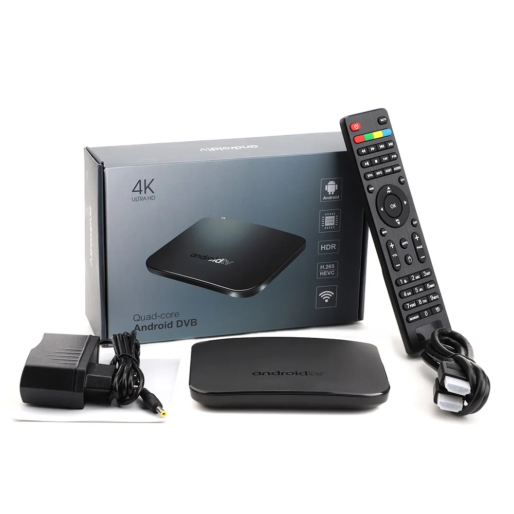 MECOOL DVB-T2/T Android ТВ Box Amlogic S905D 4 ядра 1 GB 8 1080 p HDR10 K Youtube Google Play Store Netflix M8S плюс DVB T2 |