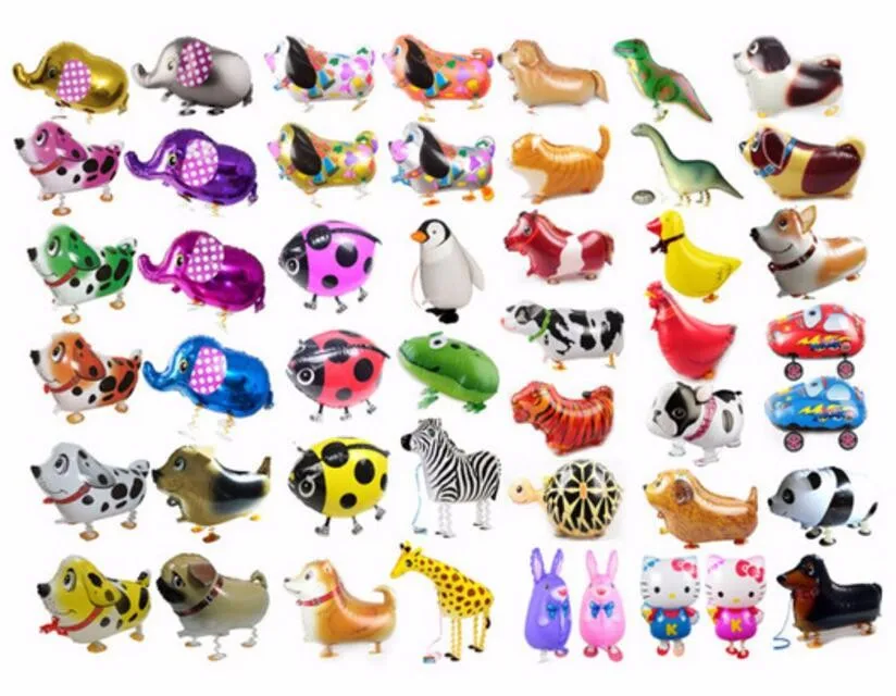 

20pc/lot 54*41cm Frog walking balloons, Foil balloons, animal balloon birthday party decoration