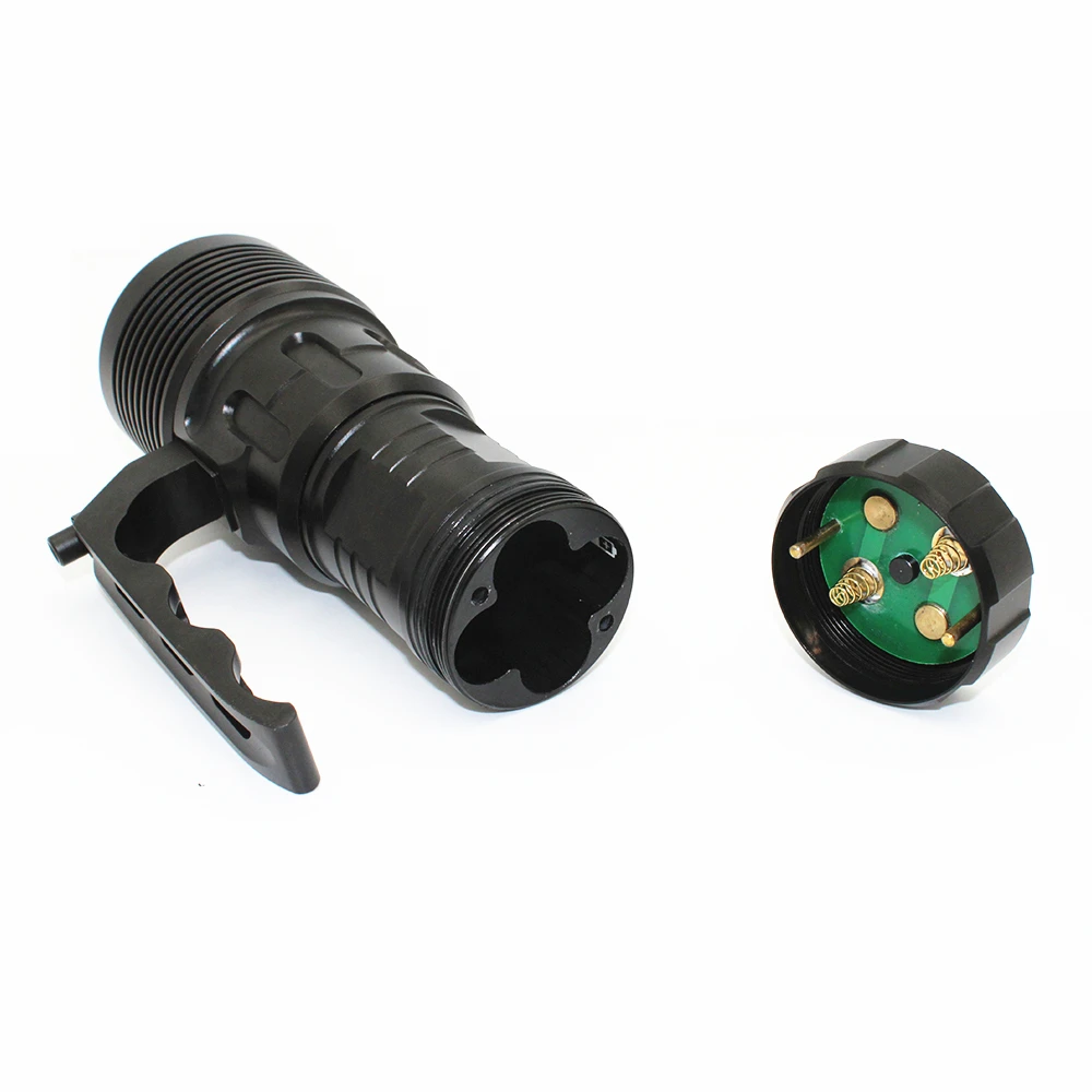 저렴한 XHP70 손전등 4000 루멘 전문 다이빙 라이트 수중 100M 방수 알루미늄 LED 토치 라이트 전원 4x 18650