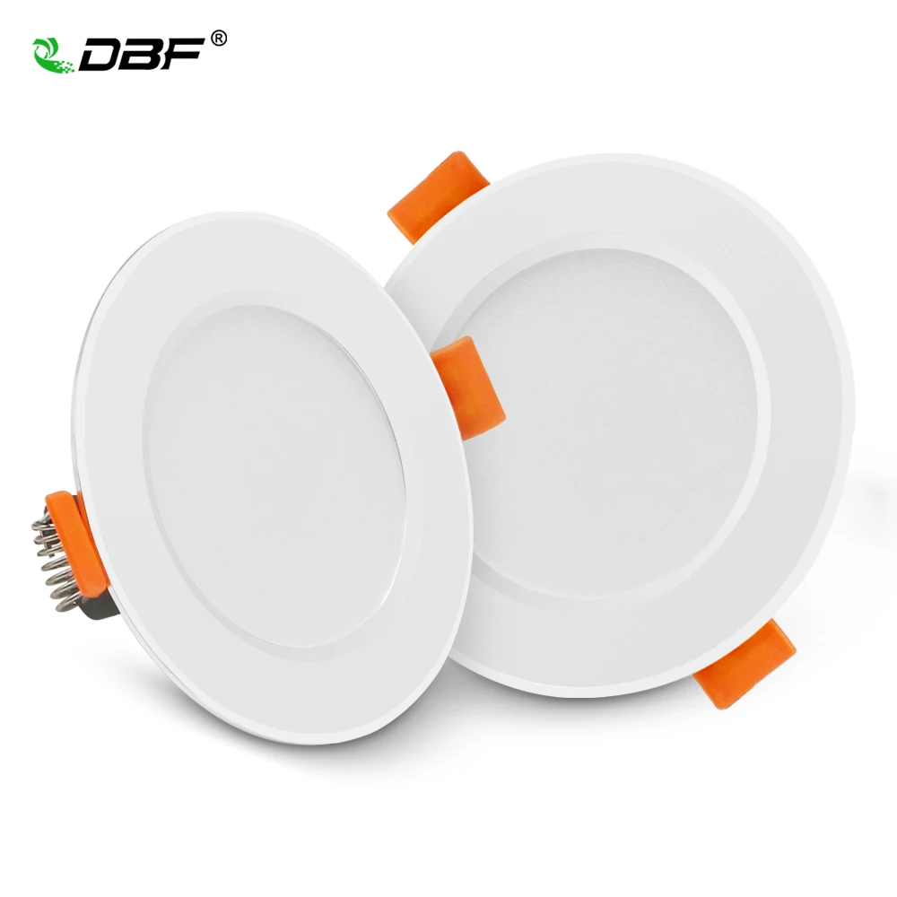 [DBF] светодиодный встраиваемый светильник без водителя 2 в 1 SMD 2835 3 Вт 5 7 9 12 AC220V