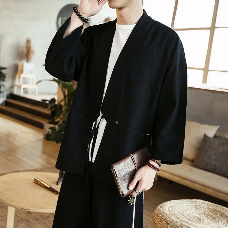 Мужские рубашки льняные летние дышащие с коротким рукавом|Повседневные рубашки|