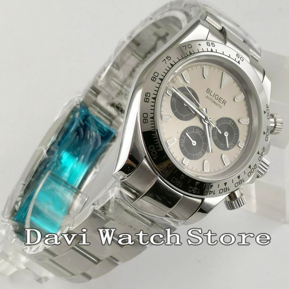 Мужские часы с серым циферблатом и индикатором даты недели 39 мм хит продаж 2019 |