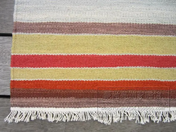 KILIM Kilim шерстяной Плетеный ковер ручной работы одеяло для балкона коридора