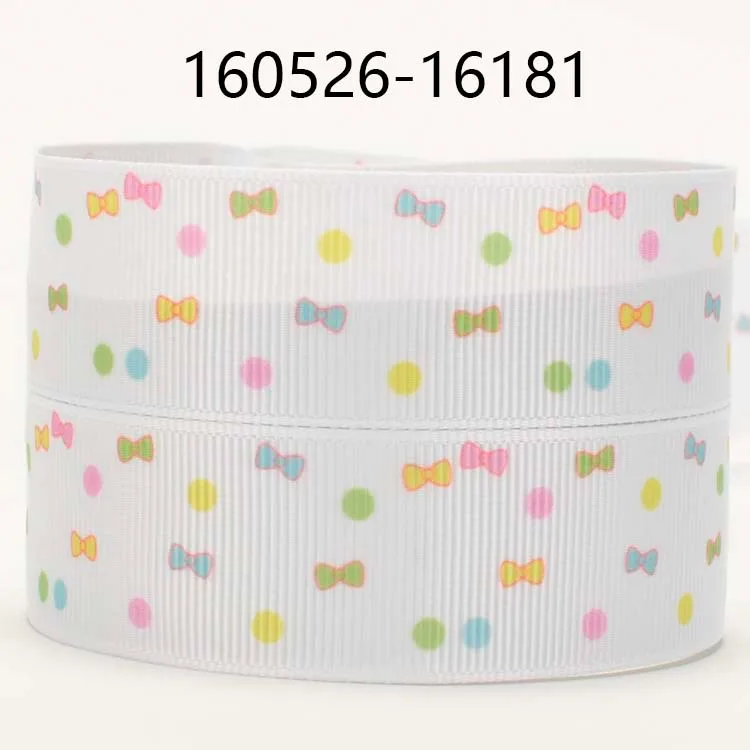 10 ярдов разные размеры лента с рисунком ярких бантов корсажная принтом 141012