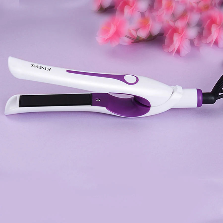 Профессиональный утюжок для выпрямления волос с шипами двойного использования