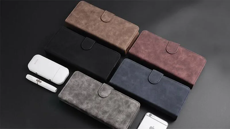 Kogngu для iqos кожаный чехол 2,4 Plus кошелек сумка защитный держатель Чехол женский кошелек Чехол