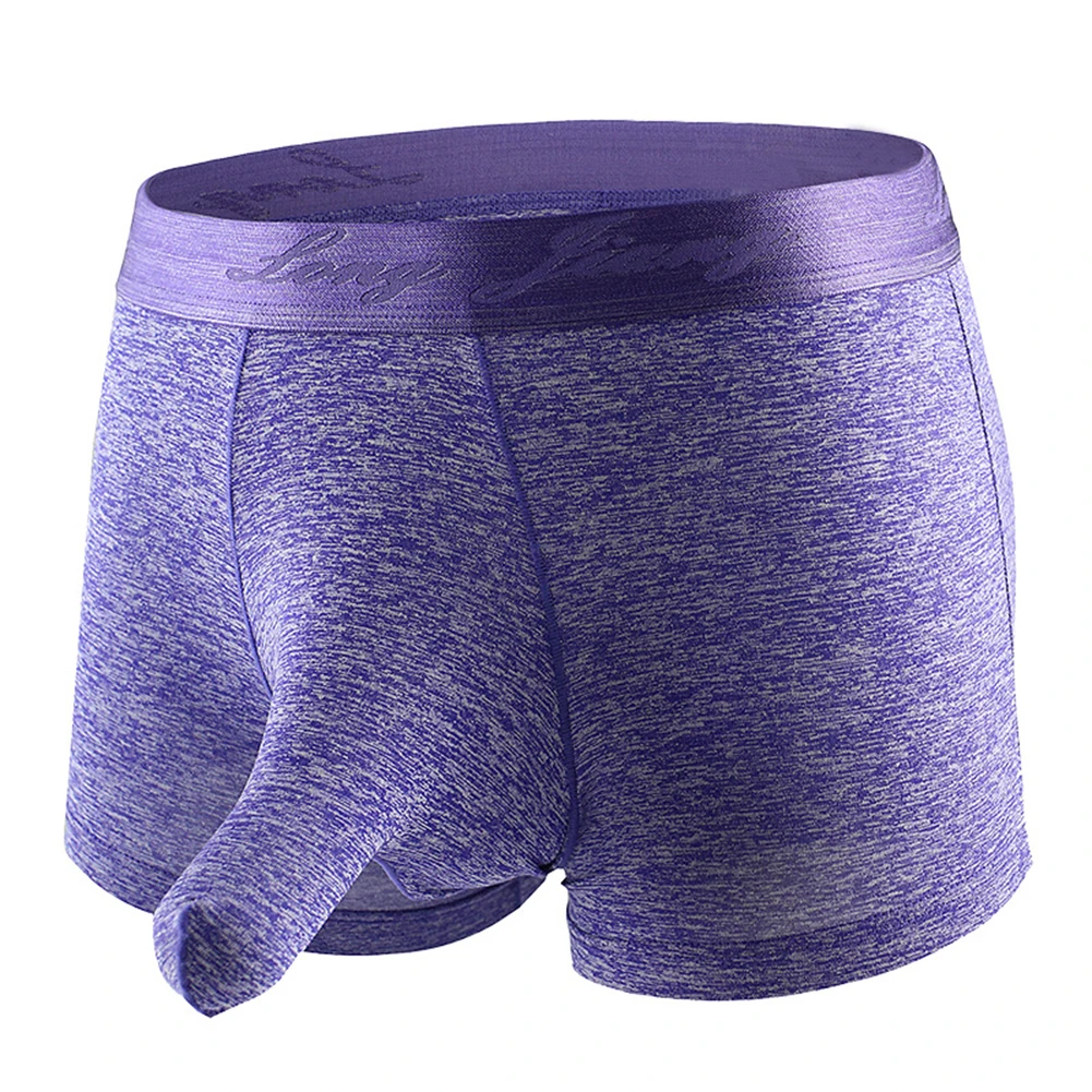 Sexy Men Elephant Nose Penis Pouch Boxers Briefs Mid Rise Breathable Underwear 2018 | Panties &amp