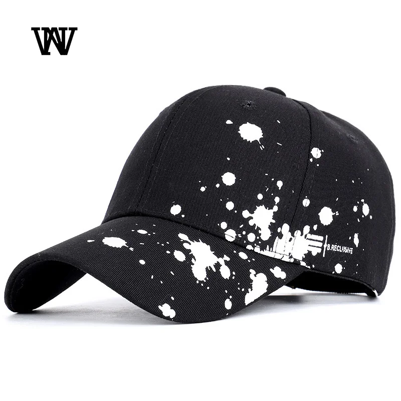 Граффити точки брызги чернил Snapback хип хоп кепки женские бейсболки мужские