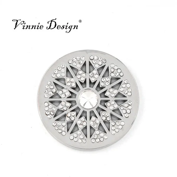 Ювелирные изделия Vinnie Design 33 мм поднимающаяся звезда из Марракеша монета Dsic цвет