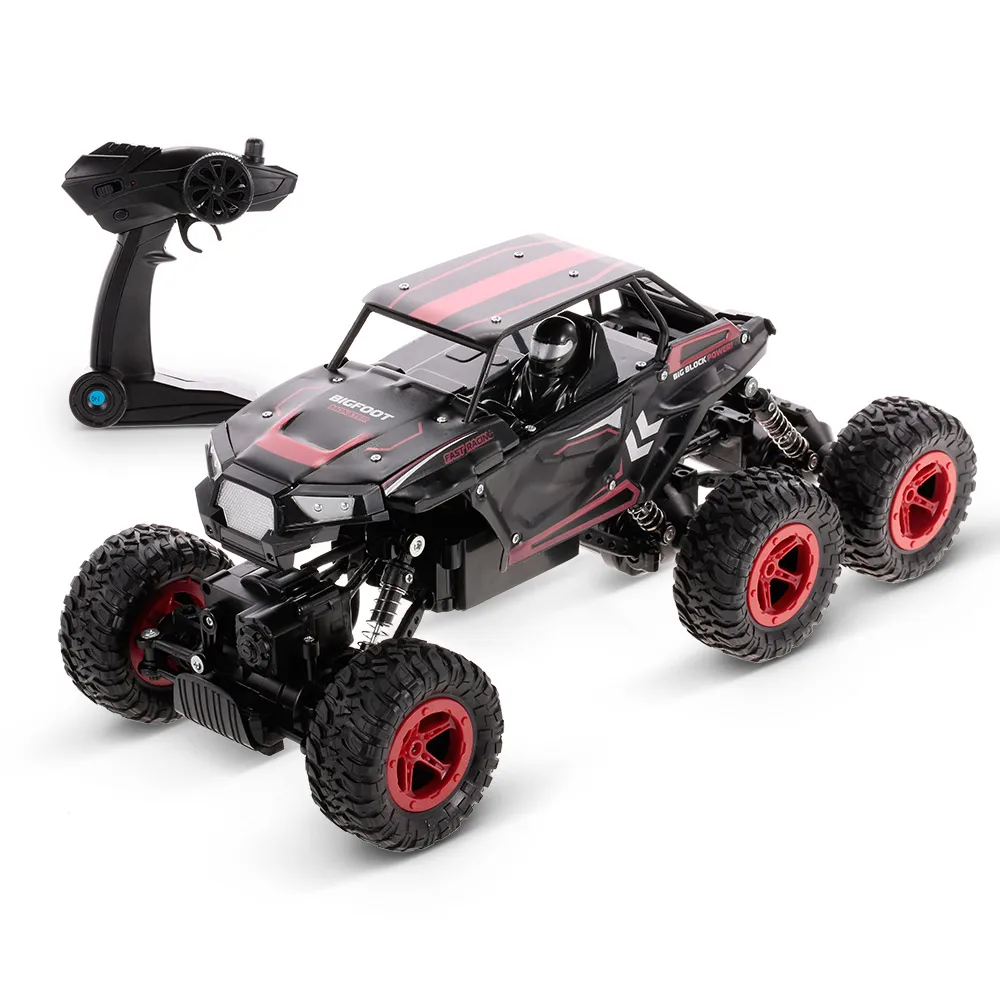 RC игрушки для детей D819 1/14 2 4 GHz 6WD Рок Гусеничный Багги скалолазание внедорожный