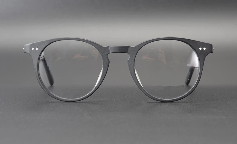 Matte black OV5256 винтажное Круглое стекло для глаз es оправа для женщин Sir О 'Мэлли стекло по рецепту для мужчин Оптическое стекло для глаз es оправа для очков стекло es оправа - Цвет оправы: Matte black
