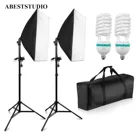 Abeststudio Photo Studio комплект софтбокс Женская Стойка для освещения 135 Вт лампы светильник фотостудии
