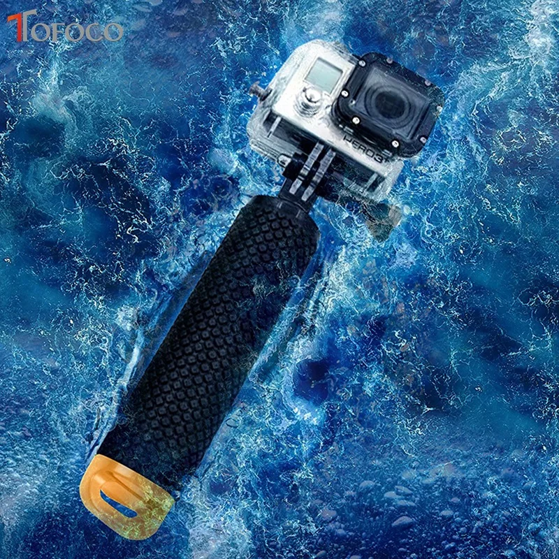 TOFOCO для xiaomi yi Sj4000 Sj5000 Gopro Hero 4/3 +/3/2/5 Go pro Камера поплавок с ручкой-держателем