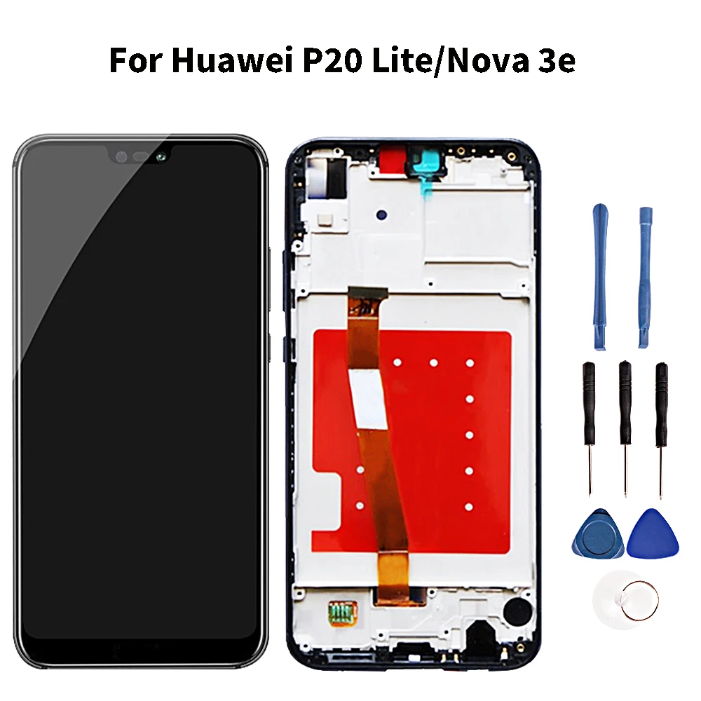 5 8 &quotЖК дисплей для Huawei P20 Lite сенсорный экран ЖК HUAWEI ANE LX1 LX3 Nova 3e|Экраны мобильных