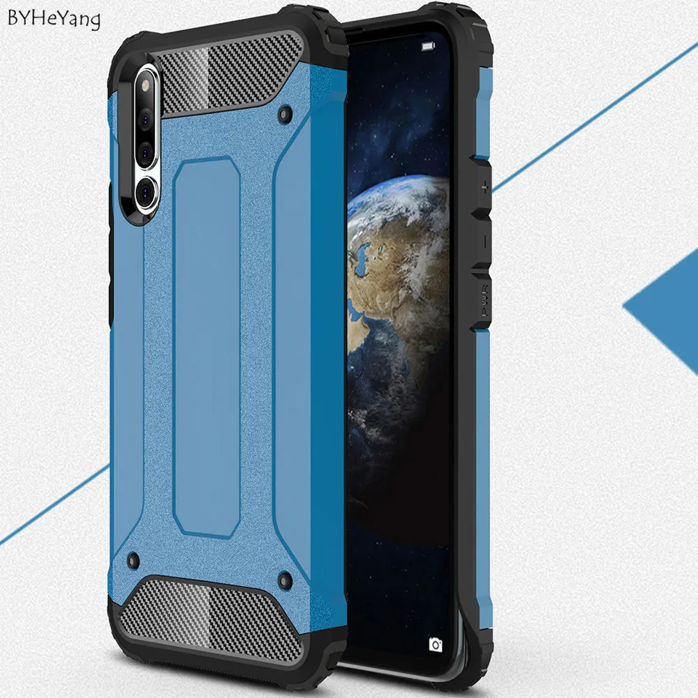BYHeYang For Huawei Honor Magic 2 Case Luxury Hybrid Heavy Armor Rugged TPU+PC Shockproof Funda Cover case On |