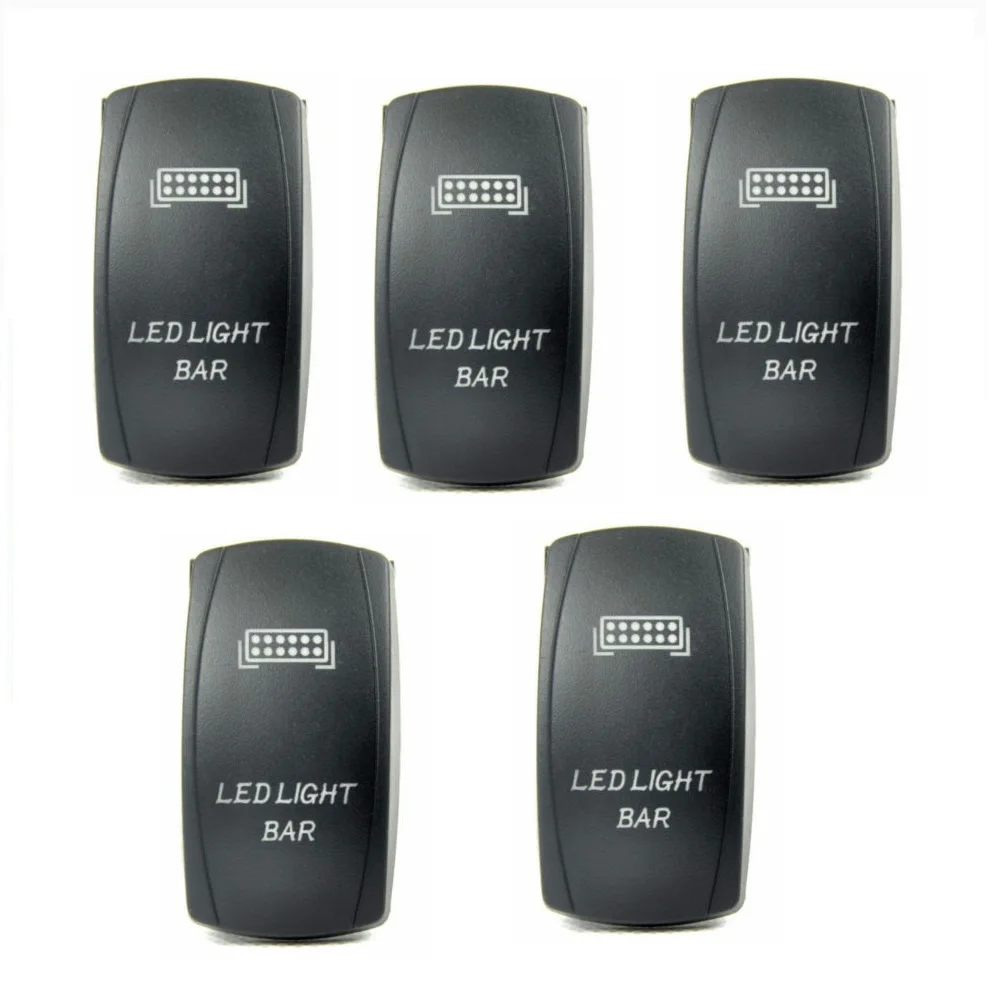 5 pieces auto LED work light or led light bar switch for SUV Truck ATV forklift offroad 4x4 auto products Lantsun