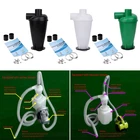 Циклонный пылесборник с турбонаддувом и фланцевым разделителем