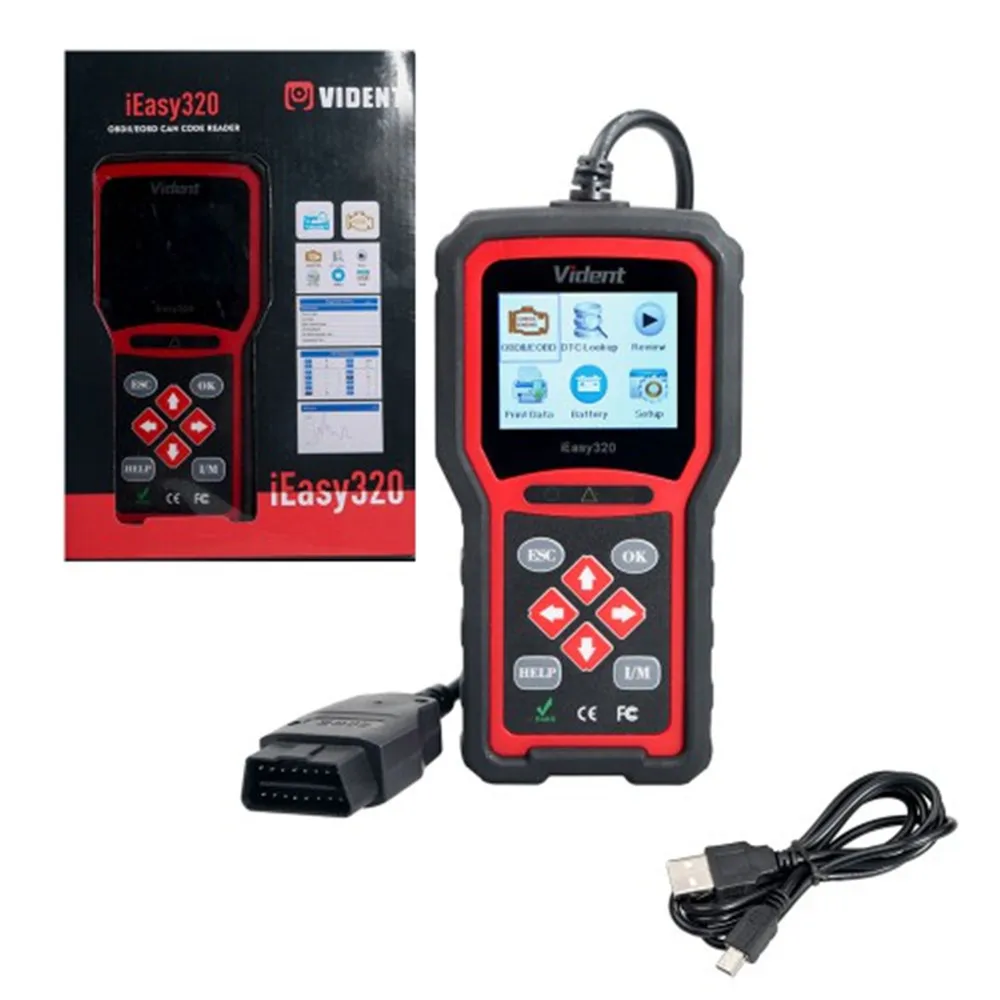 Считыватель кодов VIDENT iEasy320 OBDII/EOBD CAN сканер Ieasy 320 OBD2 | Автомобили и мотоциклы
