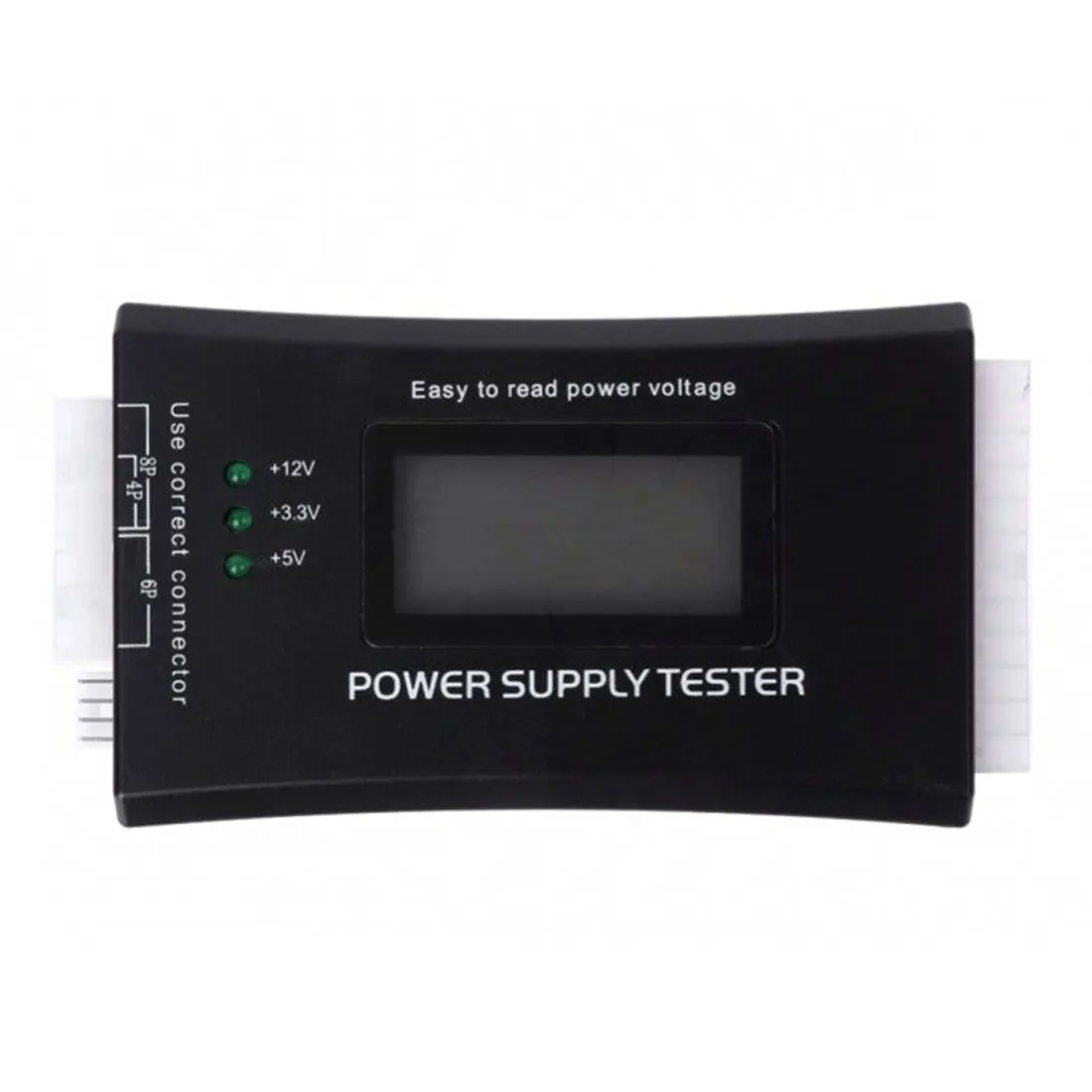 

Digital 20/24 Pin Power Supply Tester LCD Display PC Computer Checker Power Measuring Diagnostic Tester Tools
