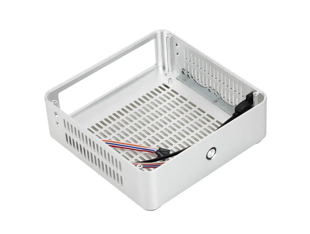 H60 mini ITX алюминиевый корпус HTPC 3 5 &quotHDD с поддержкой мини чехол питанием для Wi Fi COM PCI