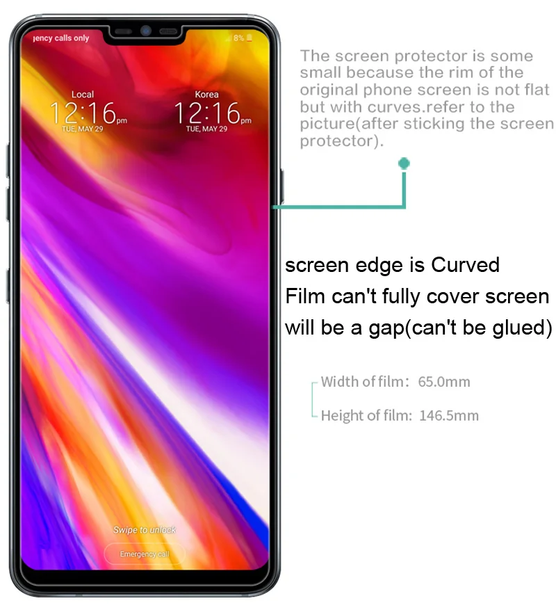Nillkin матовая HD прозрачная защитная пленка для LG G7 ThinQ мягкий прозрачный