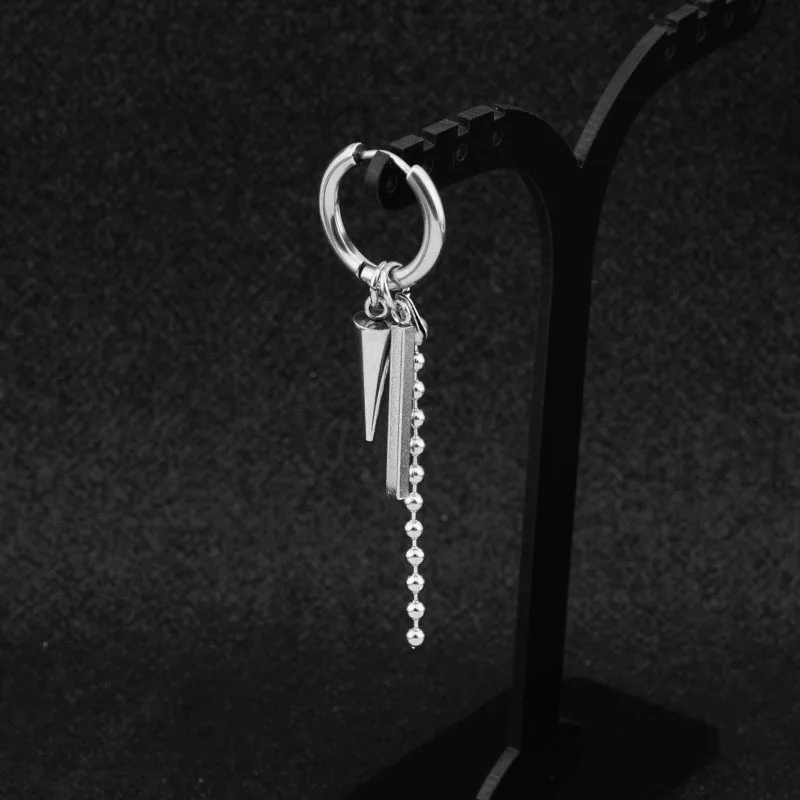 stud earring Корейская звезда KPOP серьги в форме ДНК Длинные мужские Bangtan мальчики V DNA шип серьги-гвоздики для женщин мужские аксессуары для альбомов - Окраска металла: stud earring