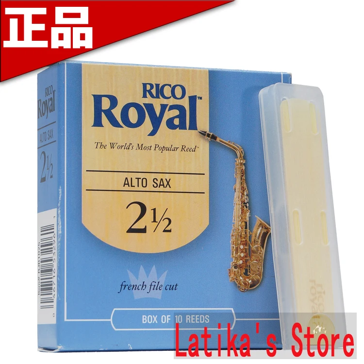 Бесплатная доставка RICO Royal Alto Eb Sax Reeds Strength 2 5 # 3 0 синяя коробка из 10 | Спорт и