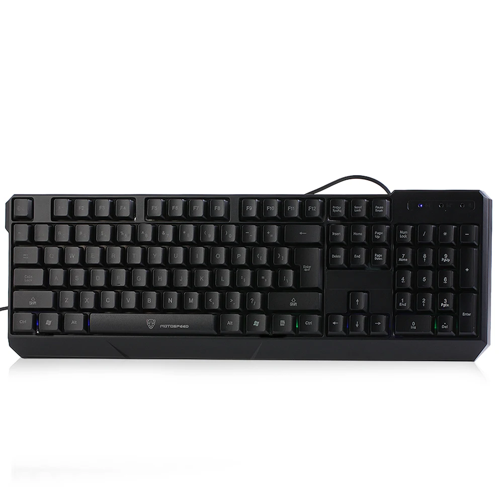 New MotoSpeed K70L USB Wired Gaming Keyboard 7 Color Backlight Ergonomic Design for Pro Gamers Support Windows XP 2000 Vista Ma |
